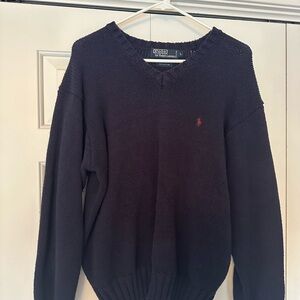 Ralph Lauren Navy Crewneck Sweater